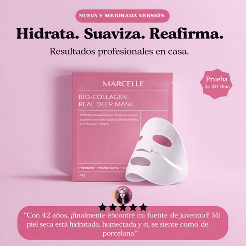 Marcelle™ - Máscara de Bio-Colágeno
